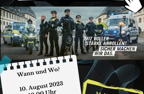 Landespolizeiinspektion Gera: LPI-G: Schnuppertag in der LPI Gera - Termin 10. August 2023