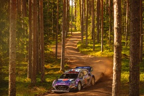 M-Sport Ford reist mit fünf Puma Hybrid Rally1 zum Saison-Highlight in die Wälder Finnlands