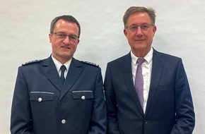 Polizeipräsidium Mittelhessen - Pressestelle Marburg-Biedenkopf: POL-MR: Michael Giersbach ist der neue Leiter der Polizeistation Biedenkopf