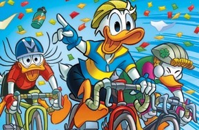 Egmont Ehapa Media GmbH: Adrenalin-Kick auf zwei Rädern – großes Radrennen in Entenhausen!