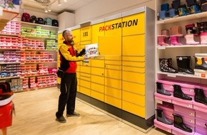 DEICHMANN SE: Pilotprojekt bei DEICHMANN: DHL-Packstationen in zwei Filialen im Test