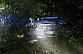 Polizei Aachen: POL-AC: Verkehrsunfall: Autofahrer versucht zu flüchten