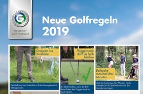 Deutscher Golf Verband (DGV): Umfassendste Regeländerung seit 60 Jahren / DGV veröffentlicht neue Golfregeln ab 2019