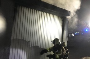 Feuerwehr Bottrop: FW-BOT: KFZ- Brand in einer Garage