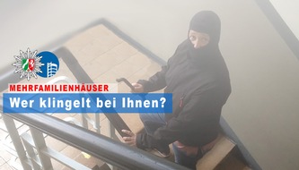 Polizeipräsidium Oberhausen: POL-OB: Unbekannte im Treppenhaus - Wohnungen aufgebrochen