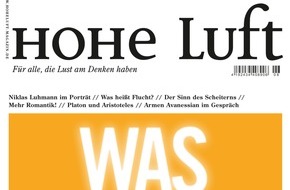 Hohe Luft Magazin: Christian Ulmen: "Ich schäme mich, wenn ich zu wenig Trinkgeld gegeben habe"