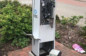 Polizeiinspektion Anklam: POL-ANK: Unbekannte sprengen Parkscheinautomaten in Zinnowitz
