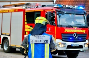 Freiwillige Feuerwehr Hünxe: FW Hünxe: Mögliche Geruchs- und Rauchentwicklung durch Vegetationsbrandübung