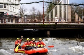 Feuerwehr Gevelsberg: FW-EN: Gevelsberger Strömungsretter trainieren für den Ernstfall