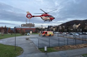 Feuerwehr Gevelsberg: FW-EN: Hubschrauberlandung am Ennepebogen