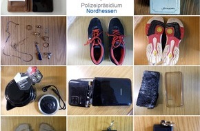 Polizeipräsidium Nordhessen - Kassel: POL-KS: Mutmaßliches Diebesgut bei 30-Jährigem sichergestellt: Polizei veröffentlicht Fotos im Internet und sucht Eigentümer