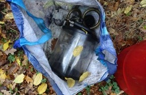 Polizeidirektion Bad Segeberg: POL-SE: Quickborn - Polizei sucht Zeugen nach einer unerlaubten Entsorgung von Ölfässern und Farbeimer