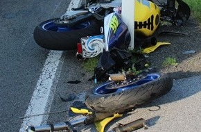 Polizei Rheinisch-Bergischer Kreis: POL-RBK: Odenthal - Vorderachse am Motorrad abgerissen