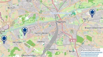 Polizeipräsidium Hamm: POL-HAM: Wohnungseinbruchs-Radar für die Woche vom 27. Mai bis zum 2. Juni 2019