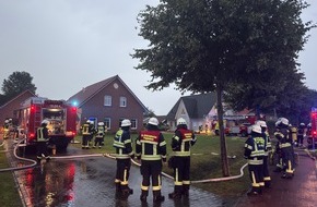 Freiwillige Feuerwehr Aurich: FW-AUR: Vermehrte Blitzeinschl&auml;ge w&auml;hrend n&auml;chtlicher Gewitter