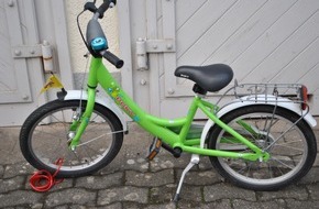 Polizeiinspektion Nienburg / Schaumburg: POL-NI: Kinderfahrrad aufgefunden