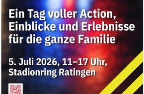 Feuerwehr Ratingen: FW Ratingen: Gro&szlig;e Blaulichtmeile zum 750-j&auml;hrigen Stadtjubil&auml;um - Ein Tag voller Einblicke und Mitmachaktionen