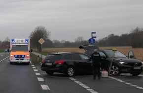 Polizei Coesfeld: POL-COE: Coesfeld, B525/ Autos zusammengesto&szlig;en