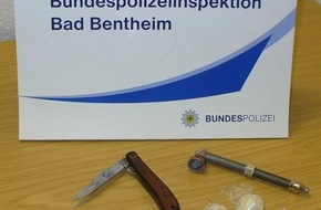 Bundespolizeiinspektion Bad Bentheim: BPOL-BadBentheim: 24-jähriger Zugreisender mit Drogen festgestellt