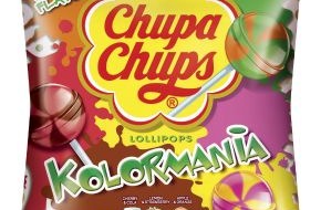 CFP Brands Süßwarenhandels GmbH & Co. KG: Wenn Farben komplett durchdrehen: Chupa Chups KOLORMANIA (BILD)