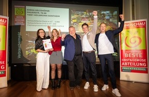 Edeka S&uuml;dwest: Presse-Information: Edeka Ueltzh&ouml;fer erneut f&uuml;r beste Obst- und Gem&uuml;seabteilung Deutschlands geehrt