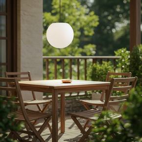 Kugelrunde Lichtmomente für Haus und Garten: Lampenwelt.de inszeniert Kugelleuchten als zeitlose Lichtobjekte