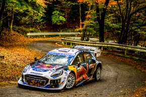 M-Sport Ford schließt die Rallye-WM-Saison mit erneutem Podiumsergebnis in Japan positiv ab