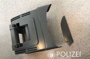 Polizeipräsidium Westpfalz: POL-PPWP: Auf Messgerät eingetreten