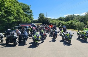 Polizei Düren: POL-DN: PoliTour Eifel 2024 - Die Biker-Ausfahrt mit der Polizei Düren