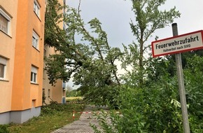 Feuerwehr Frankfurt am Main: FW-F: Gewitterfront über Frankfurt