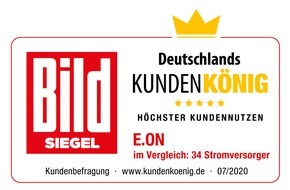 E.ON Energie Deutschland GmbH: E.ON als "Deutschlands Kundenkönig" unter den Stromversorgern ausgezeichnet