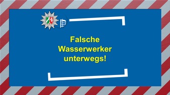 Polizeipräsidium Oberhausen: POL-OB: Achtung: Falsche Wasserwerker in Oberhausen unterwegs!