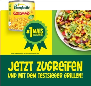Bonduelle Goldmais ist Testsieger – und Star der Grillpromotion 2025