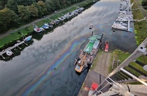 Polizeipräsidium Einsatz, Logistik und Technik: PP-ELT: Gewässerverunreinigung Hafen Traben-Trarbach