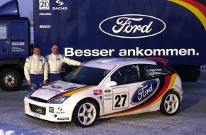 Ford-Werke GmbH: Armin Kremer beim Saisonstart bei der "Monte" erstmals auf Ford Focus
RS WRC
