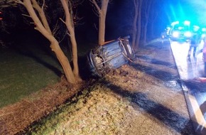 Polizeiinspektion Cuxhaven: POL-CUX: +++ Unfall mit einer Schwerverletzten in Geestland +++