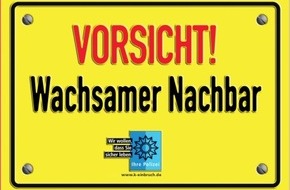 Kreispolizeibehörde Ennepe-Ruhr-Kreis: POL-EN: Schwelm: Einbruch in Einfamilienhaus- Wachsamer Nachbar gibt Hinweis