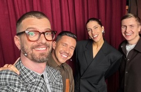 ProSieben: Die nächsten Showdiebe stehen bereit: Im Frühjahr 2026 greifen Andrea Petkovic, Till Reiners und Nico Santos nach Jokos Job als Quizmaster