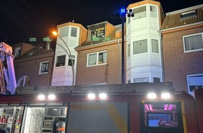 Feuerwehr Frechen: FW Frechen: Zimmerbrand in Frechen: Feuerwehr verhindert Schlimmeres