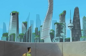 Egmont Ehapa Media GmbH: Flüchtlingsunterkunft Tempelhof als Sehnsuchtsort / Bildgewaltige Utopie im Sci-Fi Comic "Temple of Refuge" nach einer persönlichen Geschichte