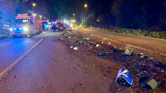 Feuerwehr Sprockhövel: FW-EN: Verkehrsunfall auf der South-Kirkby-Straße