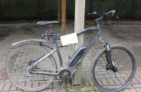 Polizei Steinfurt: POL-ST: Emsdetten, Eigentümer eines schwarzen E-Bikes gesucht