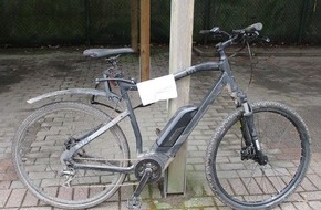 Polizei Steinfurt: POL-ST: Emsdetten, Eigentümer eines schwarzen E-Bikes gesucht