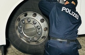 Wiesbaden - Polizeipräsidium Westhessen: POL-WI: +++ Gemeinsame Kontrolle von Zoll, Polizei und Veterinäramt: Reisebusse mit erheblichen Verstößen gestoppt +++