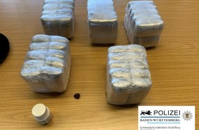 Polizeipräsidium Mannheim: POL-MA: Mannheim: 24-jähriger Tatverdächtiger wegen Verdachts des Betäubungsmittelhandels in nicht geringer Menge in Haft - 4,5 Kilogramm Haschisch sichergestellt