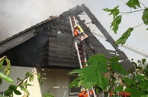 Polizeiinspektion Harburg: POL-WL: Brand eines Einfamilienhauses