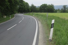 Polizeiinspektion Hameln-Pyrmont/Holzminden: POL-HM: Zeugenaufruf zu einer Verkehrsunfallflucht; Kurvenleittafel und Leitpfosten beschädigt