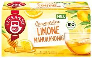 Pressemitteilung: Süß-fruchtig, bunt &amp; bio: TEEKANNE startet mit „Genussgarten“ in eine neue Früchtetee-Welt