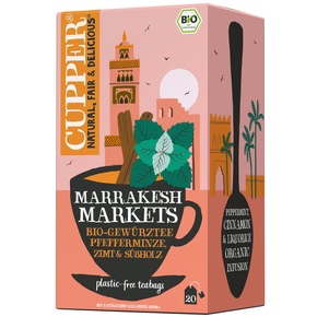 Presseinfo: Die neuen Ländertees von Cupper Teas – Marrakesh Markets, Brazilian Sunset &amp; South African Adventure