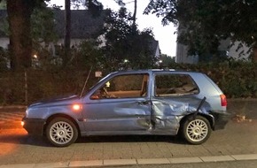 Polizei Mettmann: POL-ME: Zwei Leichtverletzte nach Unfall unter mutmaßlichem Alkoholeinfluss - Haan - 2208050